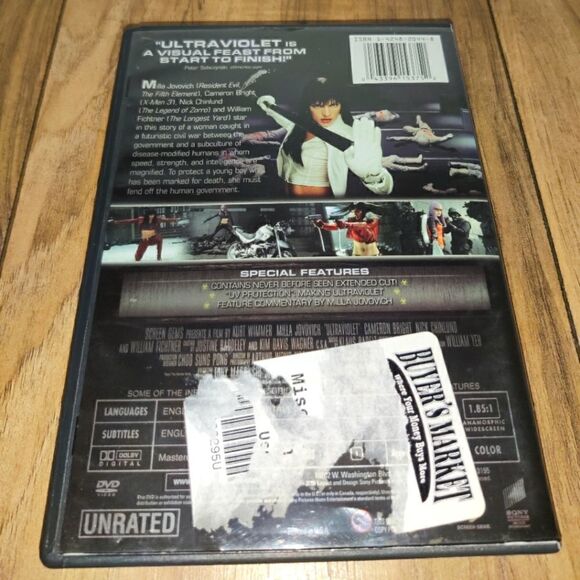 Ultraviolet (Unrated, Extended Cut) DVD, Ryan Martin, Digger Mesch, Kieran O'Ror - Picture 3 of 4